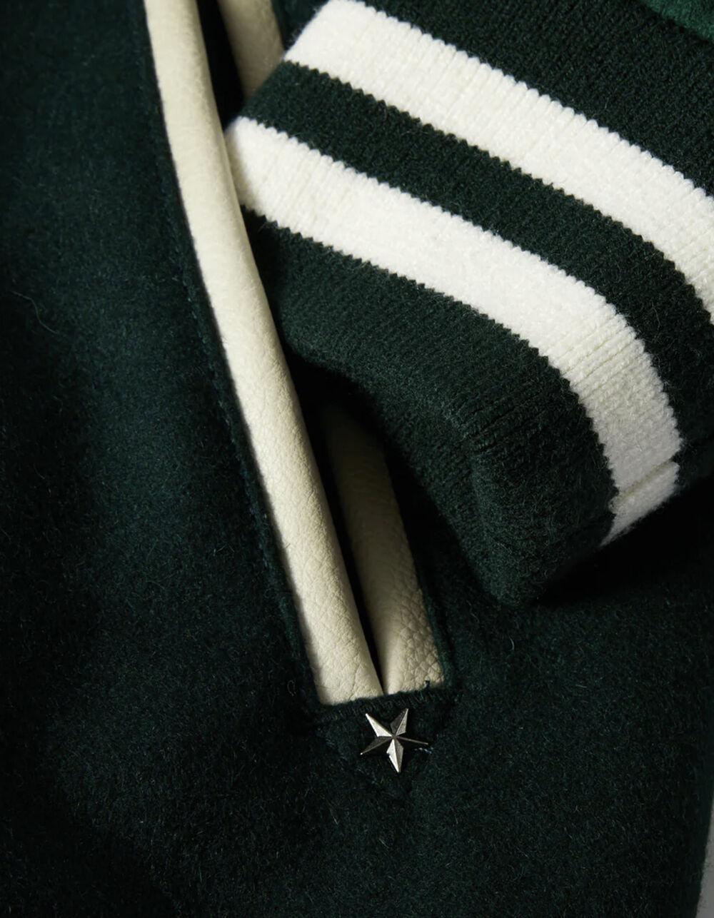 HUF Song Mens Varsity Jacket - BLACK Product Image