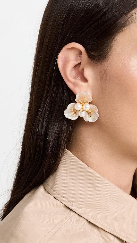 Lele Sadoughi Blossom Button Earrings | Shopbop Product Image