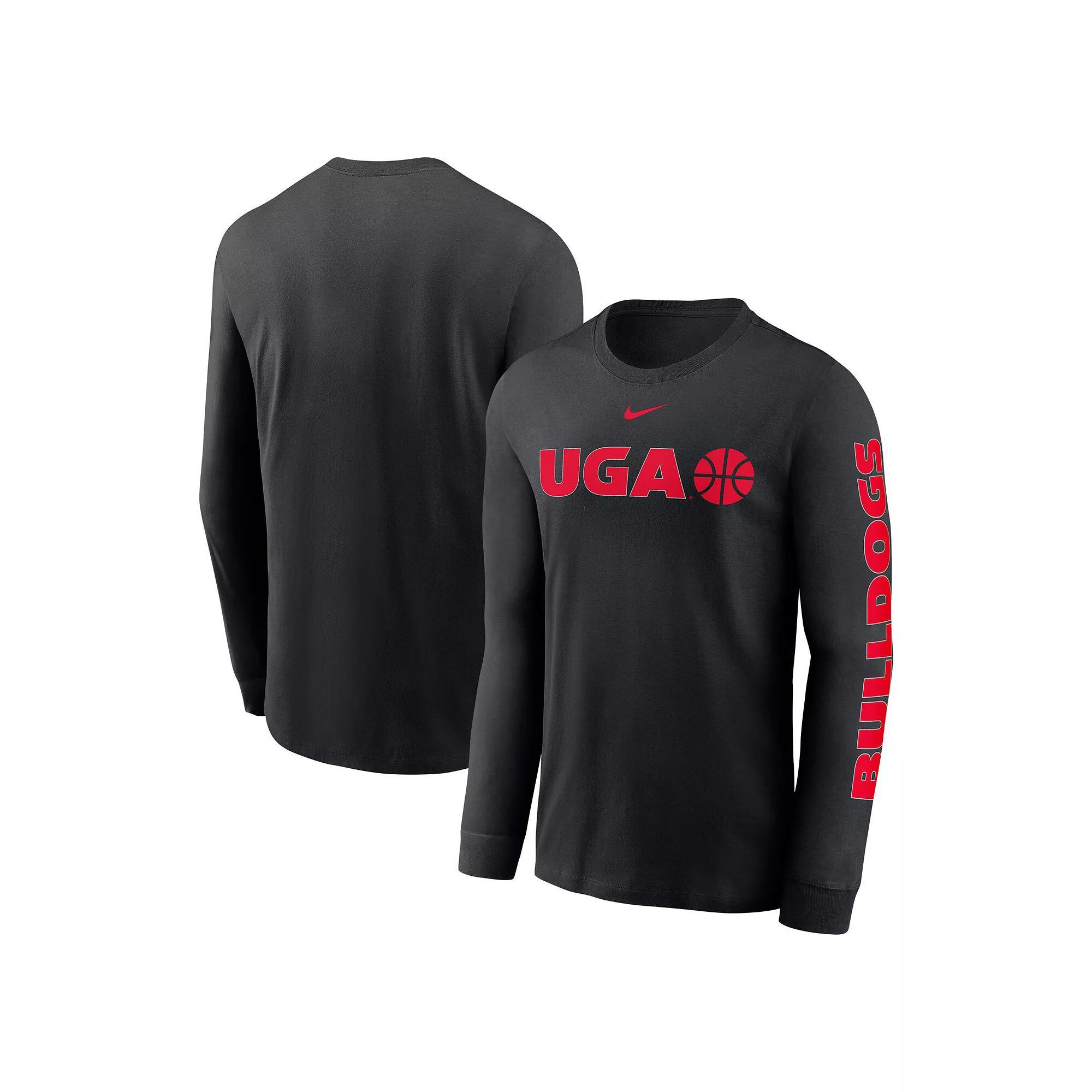 Men's Nike Black Ohio State Buckeyes Basketball Icon Two-Hit Long Sleeve T-Shirt,  Product Image