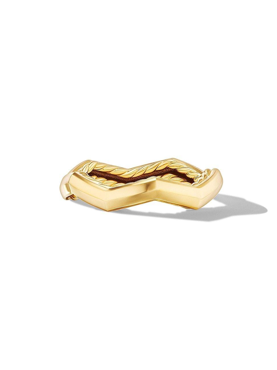 Womens Zig Zag Stax Ring in 18K Yellow Gold, 3MM Product Image