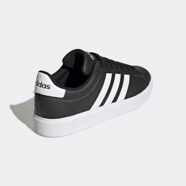 adidas Grand Court Shoes Core Black 12 Mens Product Image