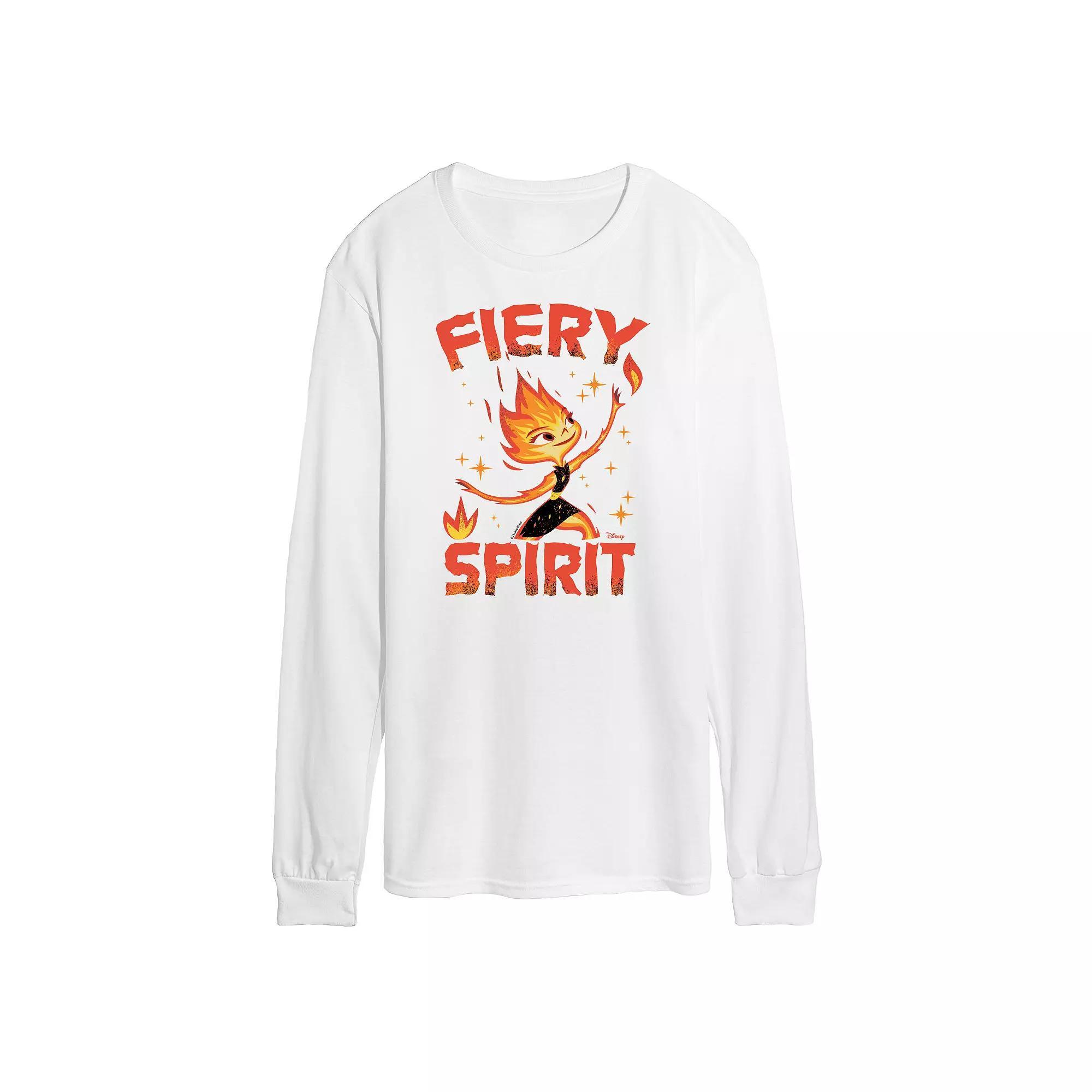 Disney's Elemental Men's Fiery Spirit Long Sleeve,  Product Image