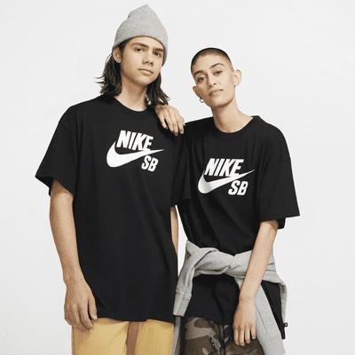 Mens Nike SB Logo Skate T-Shirt | CV7539-010 Product Image