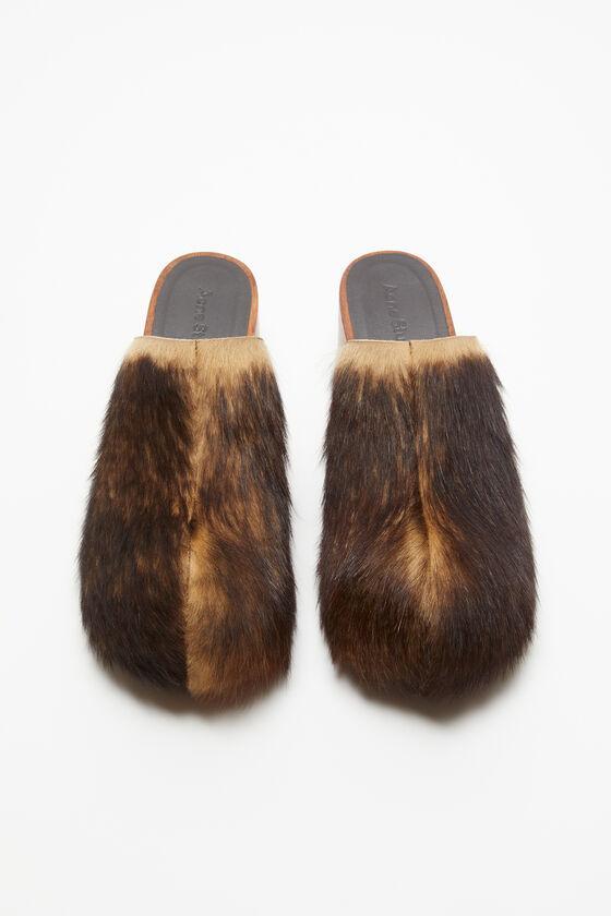 Hairy wood clogs Product Image