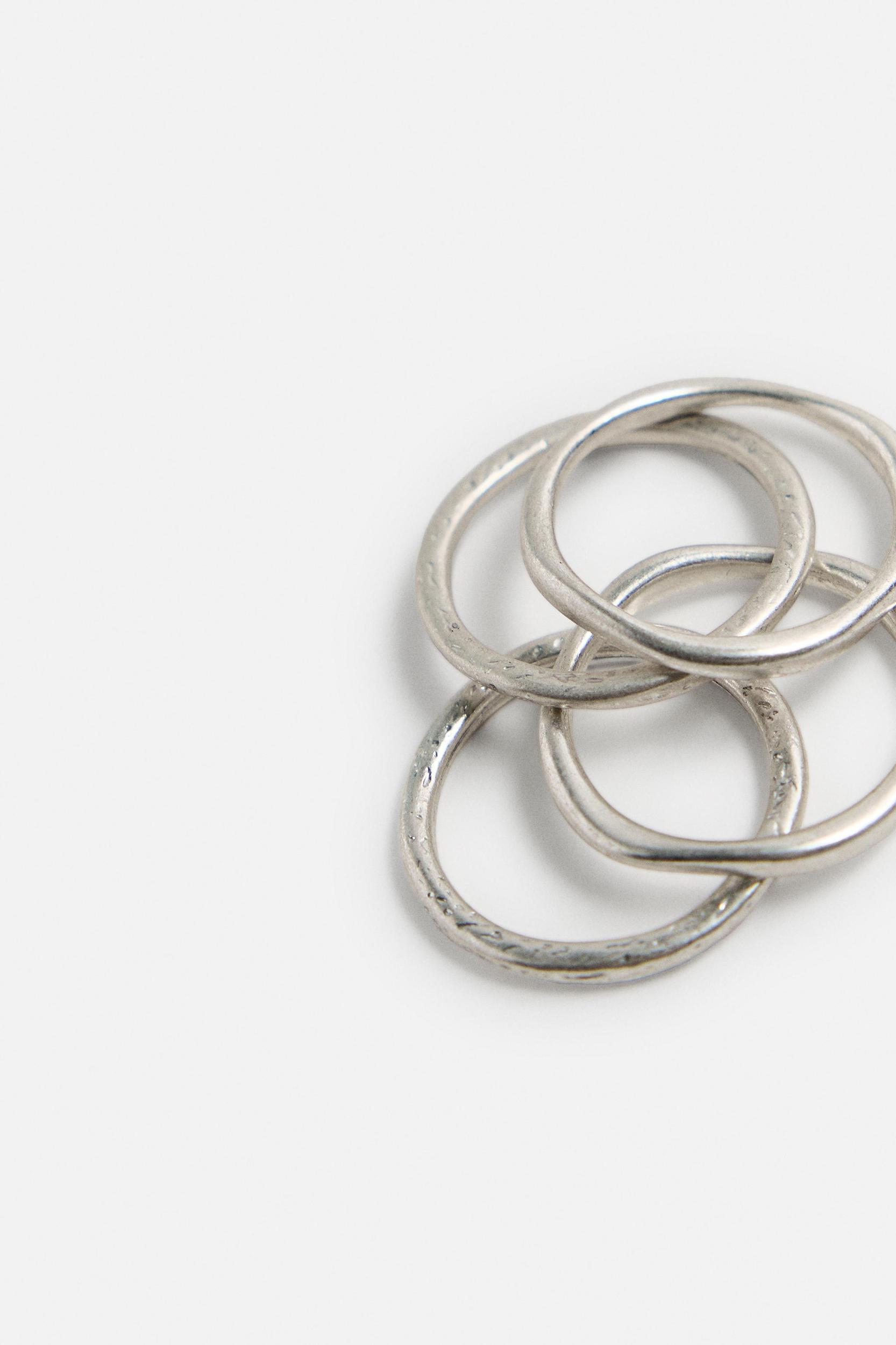 IRREGULAR RINGS PACK OF 4 Product Image