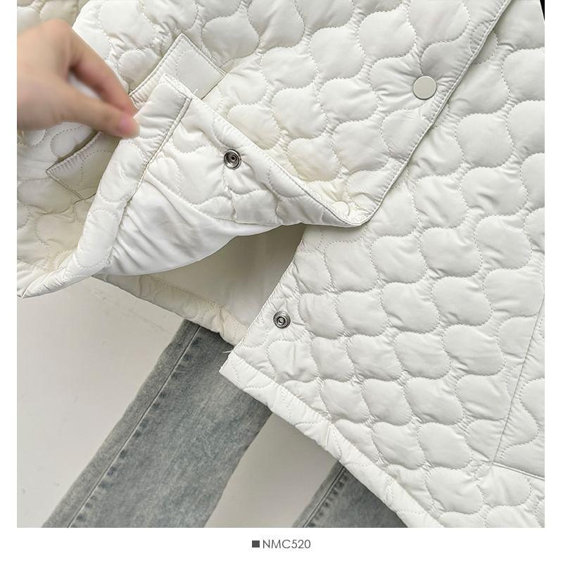 Collared Qulited Jacket Product Image