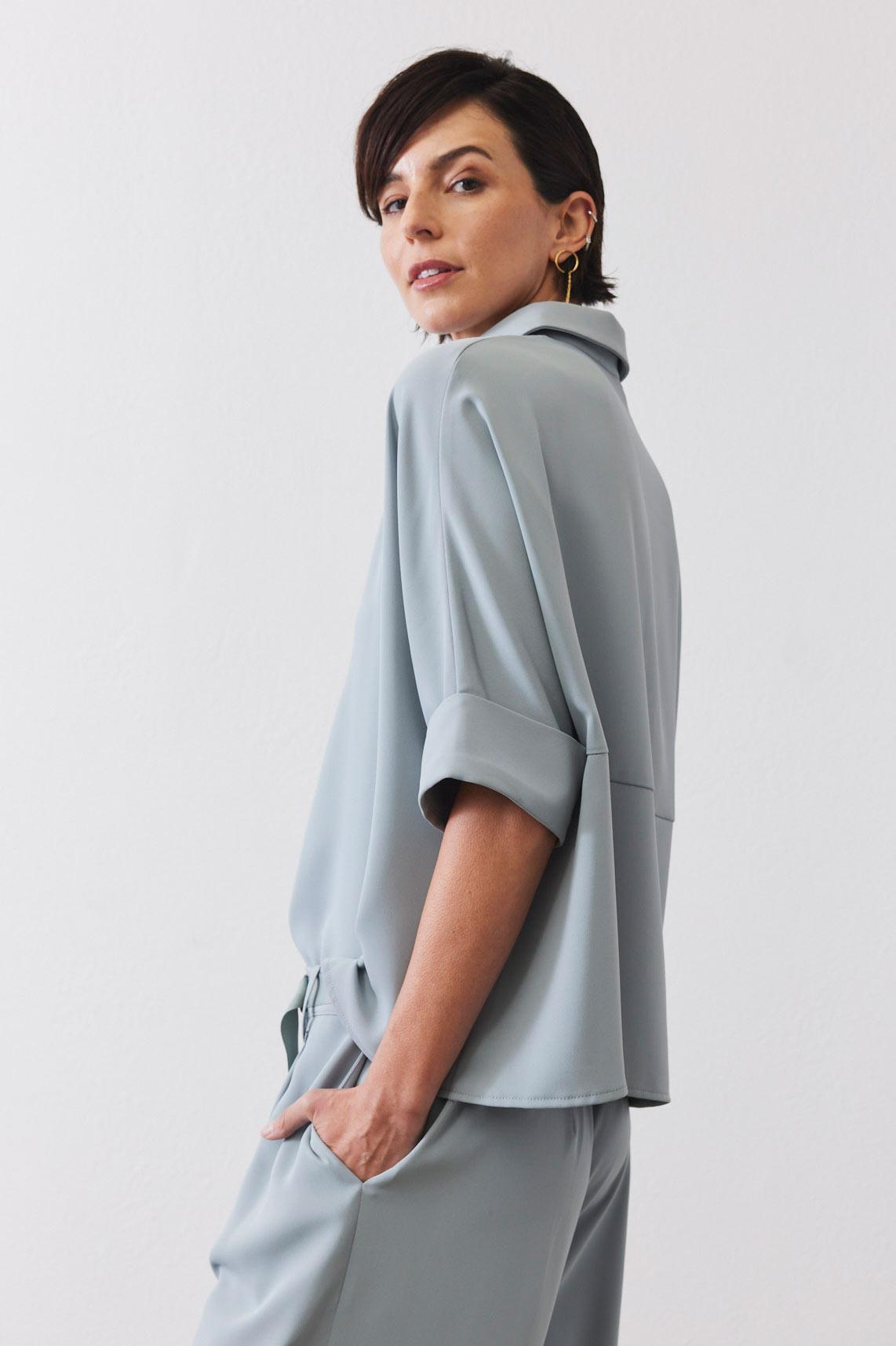 Oversized Pullover Blouse Product Image