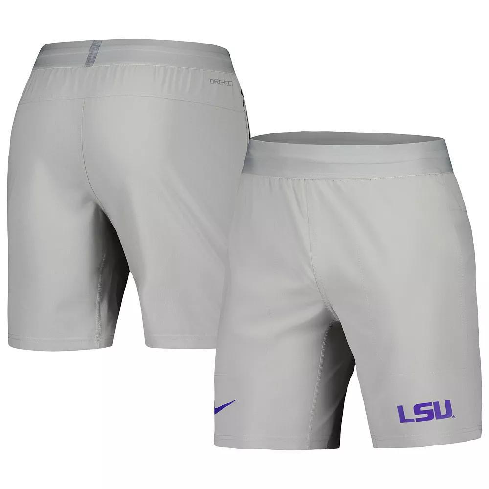 Men's Nike Gray LSU Tigers Player Performance Shorts,  Product Image
