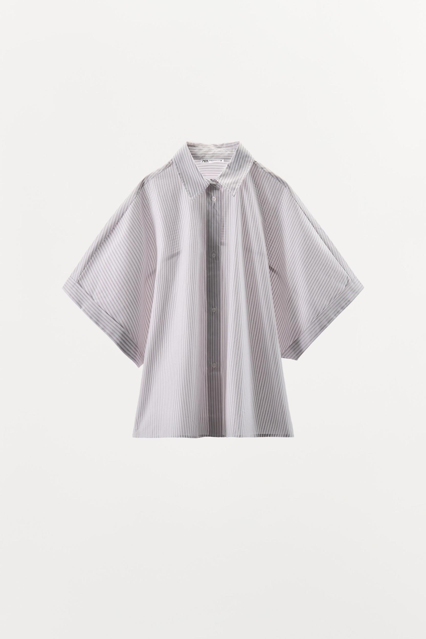 STRIPED PAJAMA SHIRT Product Image