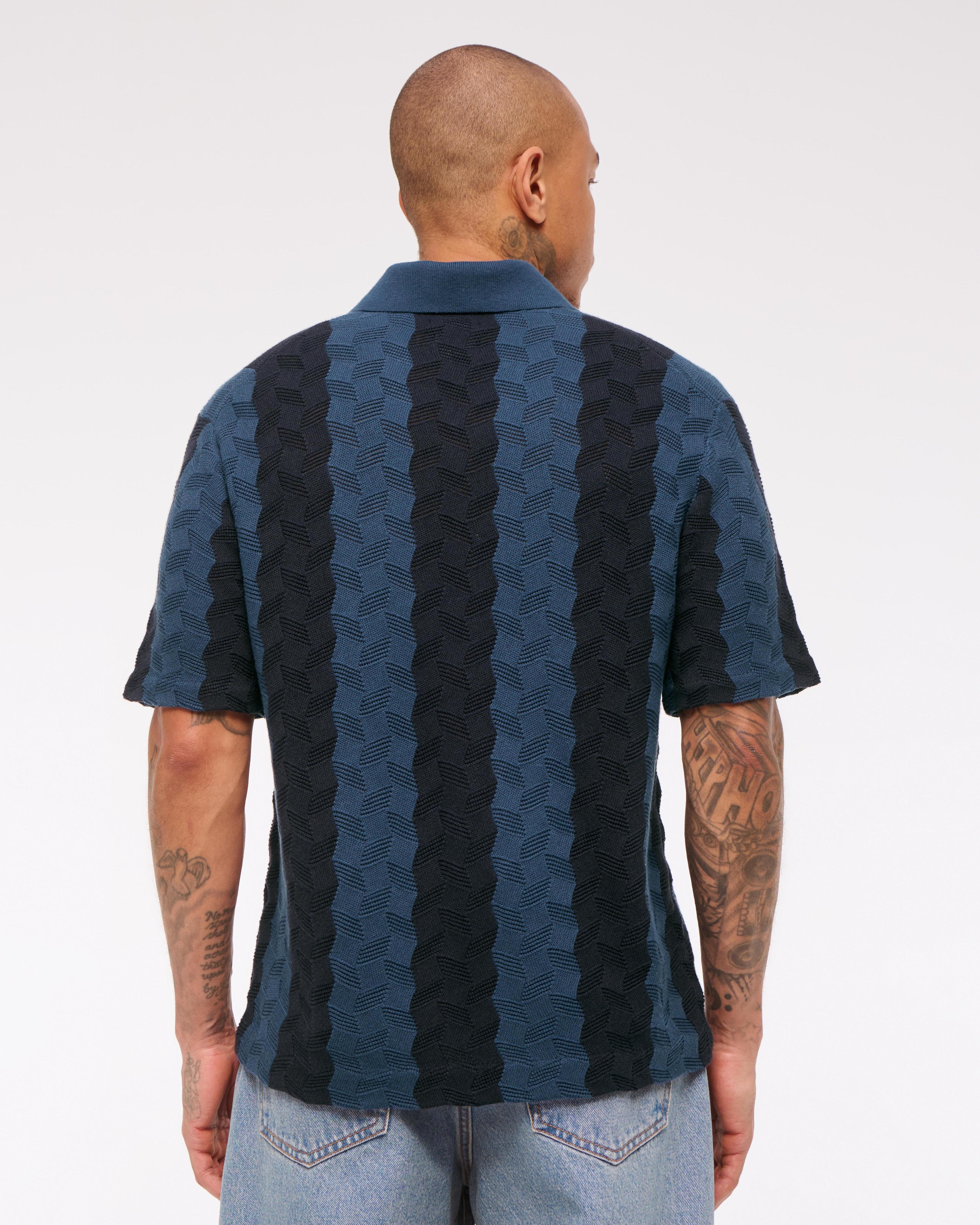 Striped Soccer Jersey-Inspired Sweater Product Image