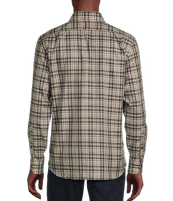 Cremieux Blue Label Long Sleeve Button Down Mid Plaid Heather Twill Woven Shirt Product Image