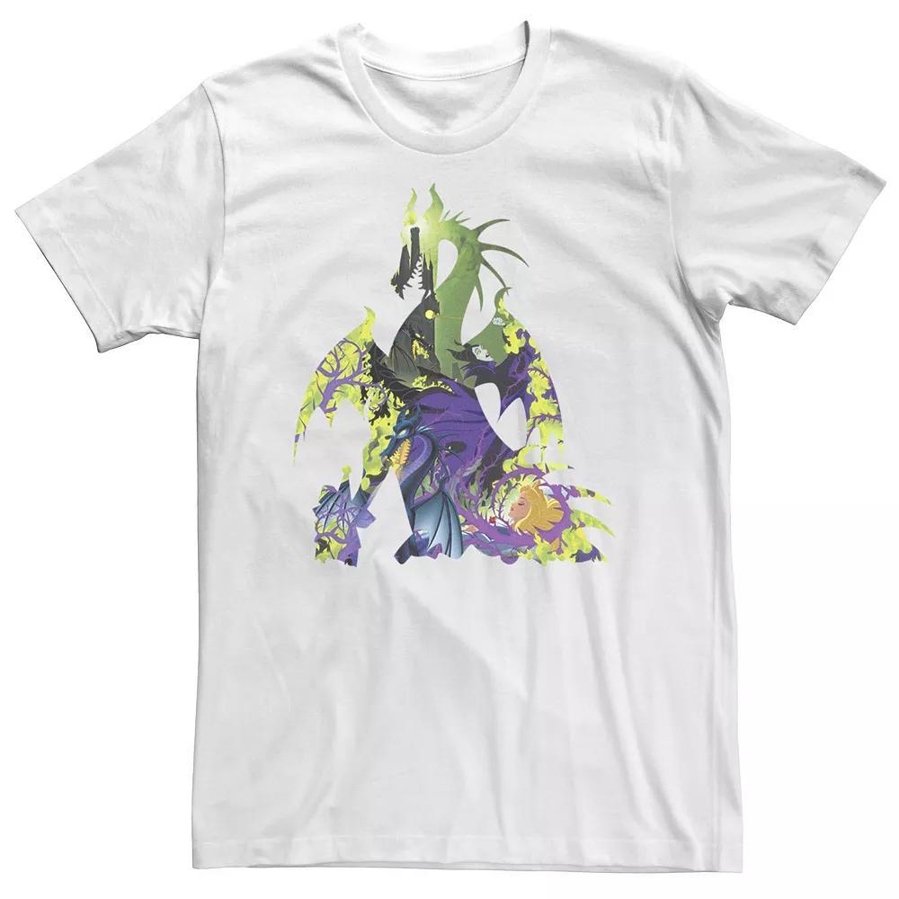 Big & Tall Disney Sleeping Beauty Maleficent Dragon Silhouette Tee, Men's,  Product Image