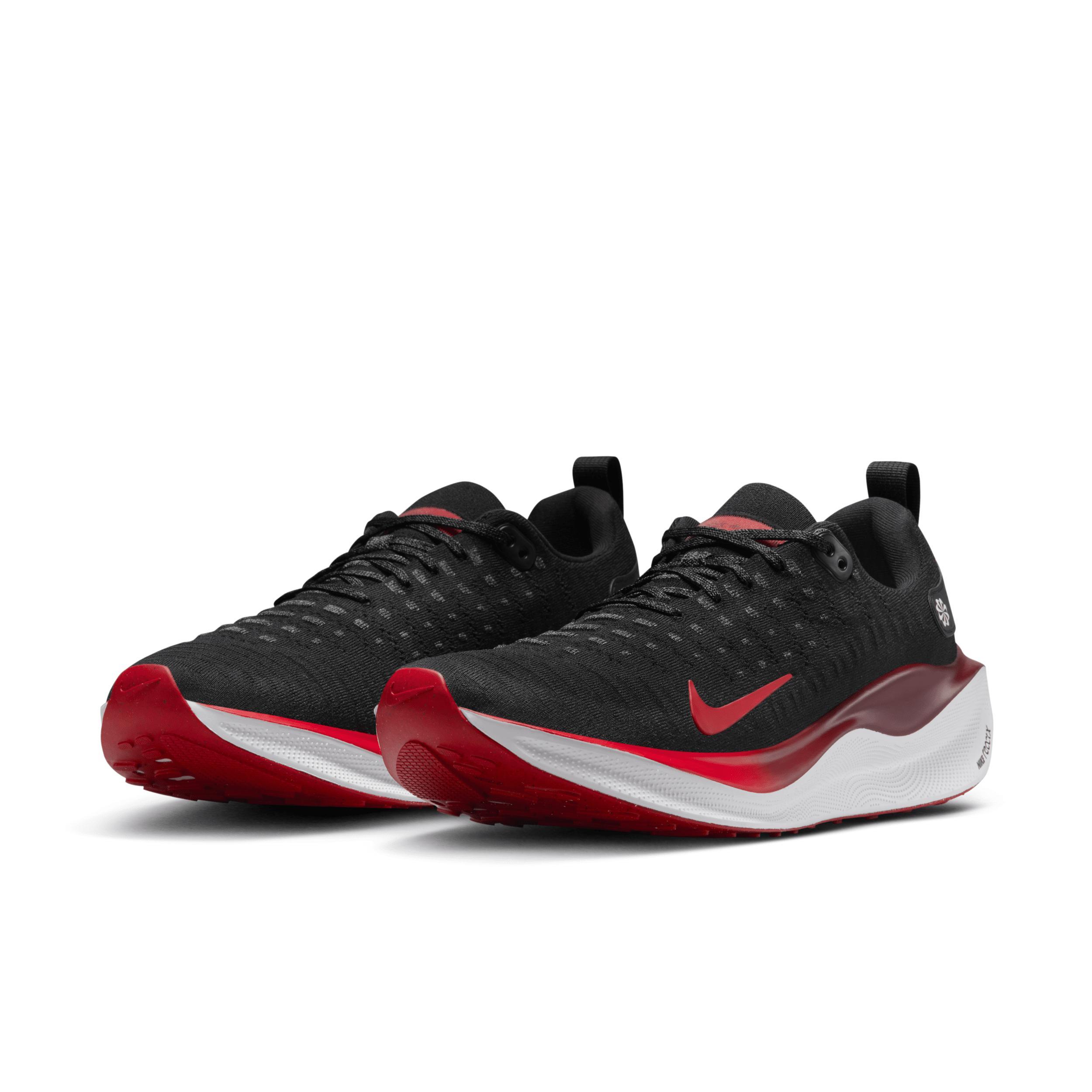 Nike Mens Reactx Infinity Run 4 - Shoes Black/Red/White Product Image