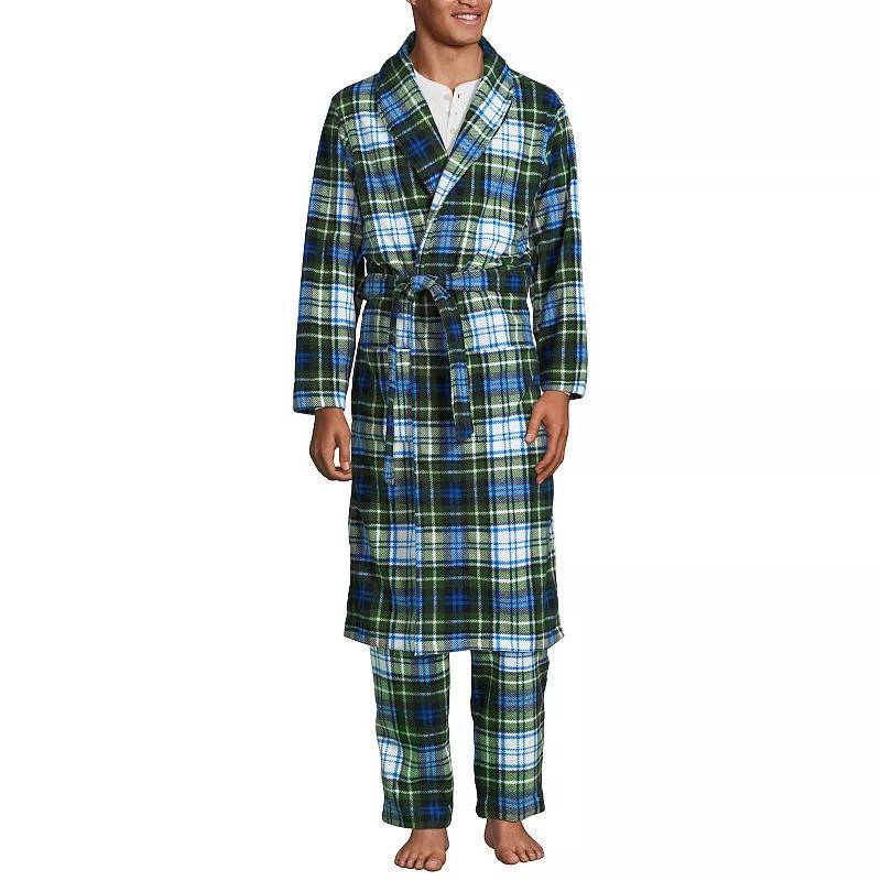 Men's Lands' End Fleece Robe,  Product Image