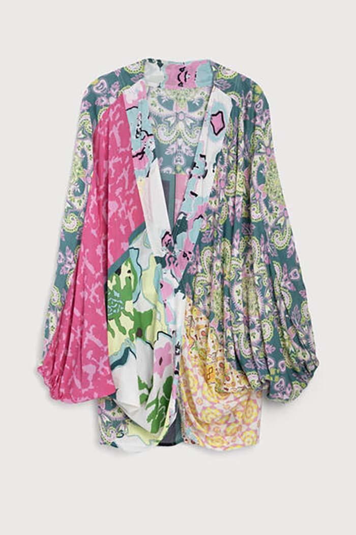 Mixed Patterned Kimono Product Image