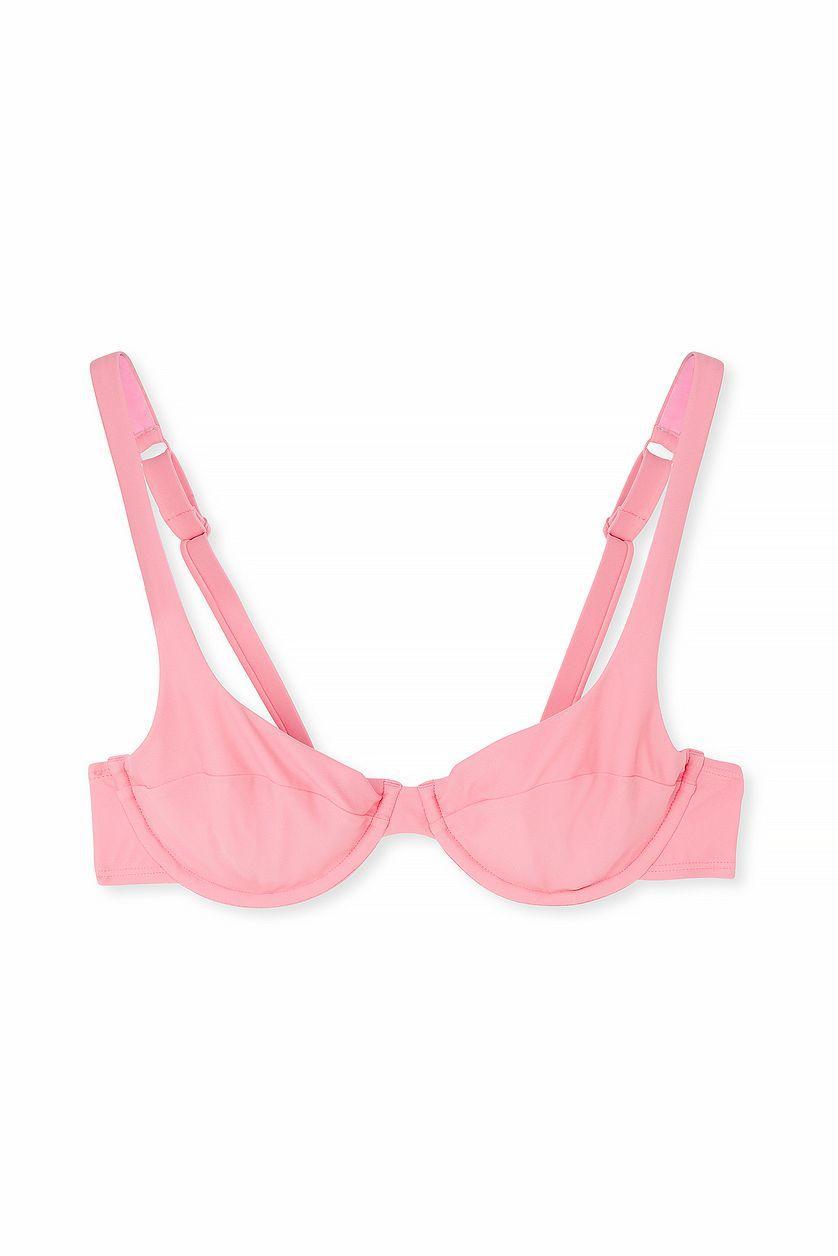 Wide Strap Wire Bikini Bra Product Image