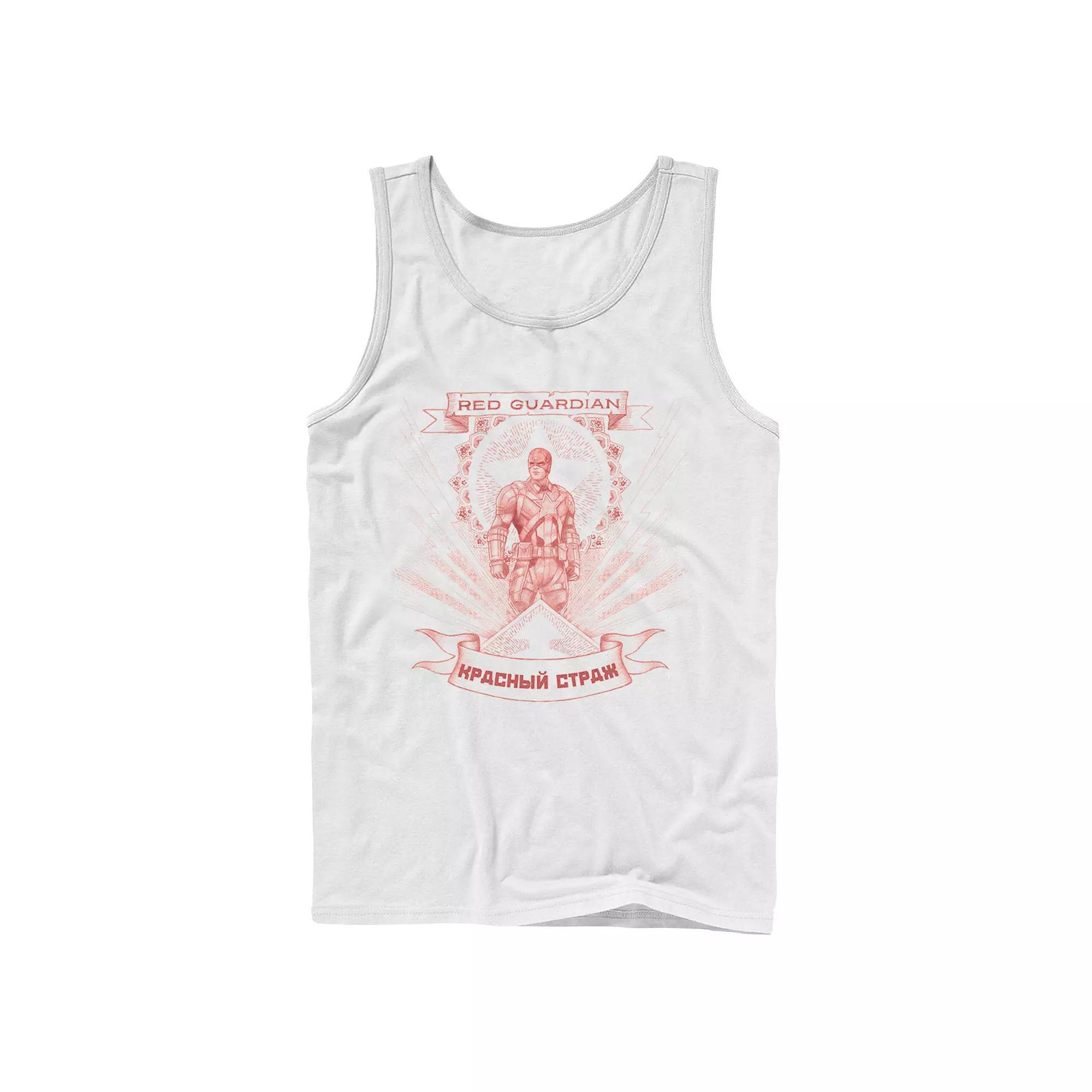 Men's Marvel Black Widow Red Guardian Red Hue Portrait Tank Top,  Product Image
