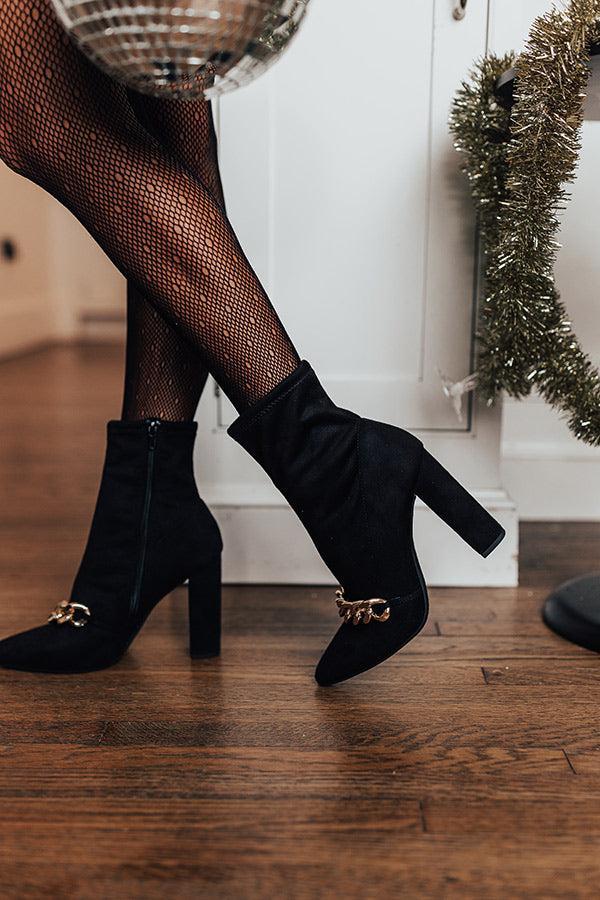 The Nessa Faux Suede Bootie Product Image