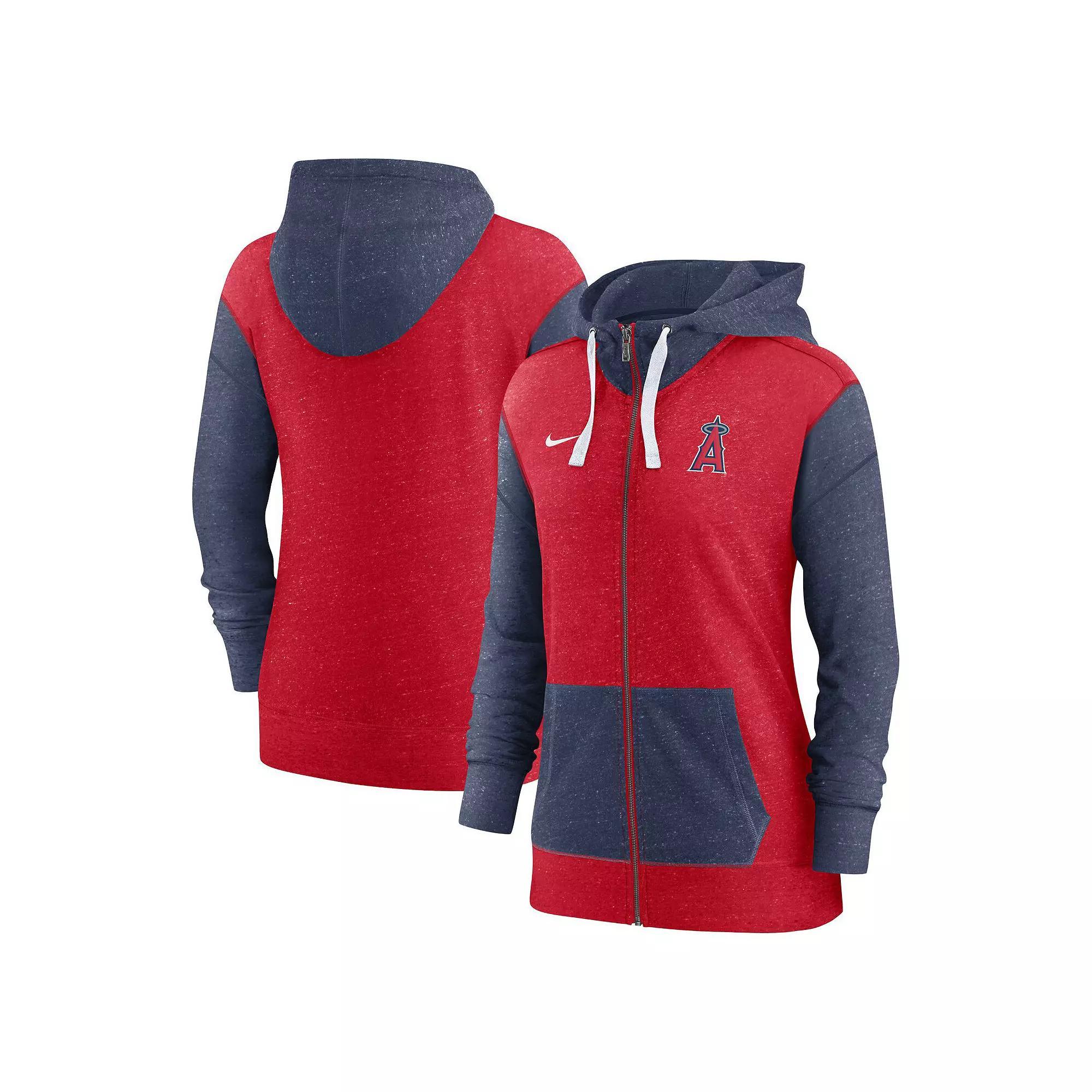 Women's Nike Red Atlanta Braves Full-Zip Hoodie, Size: 2XL Product Image