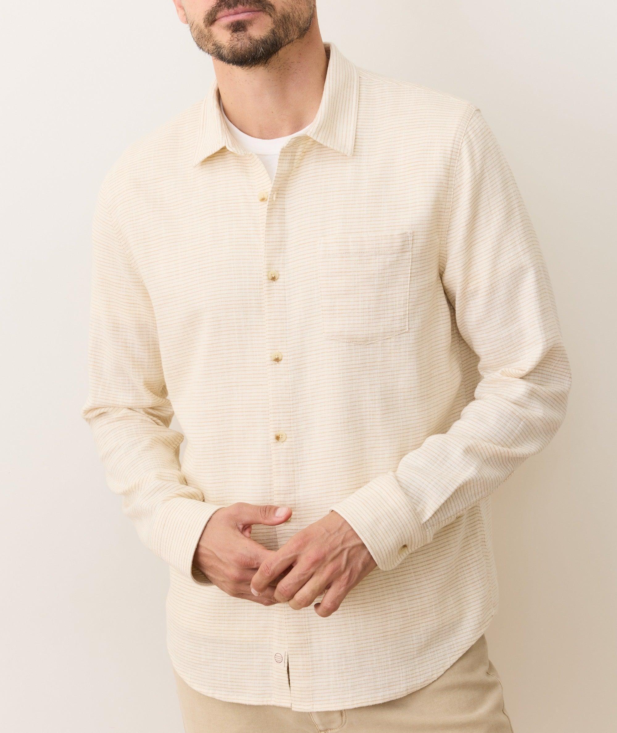 Stretch Selvage Long Sleeve Shirt Product Image