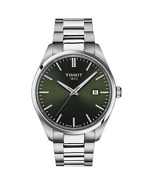 Tissot Mens Classic Collection Pr 100 Blue Dial Stainless Steel Bracelet Watch Product Image