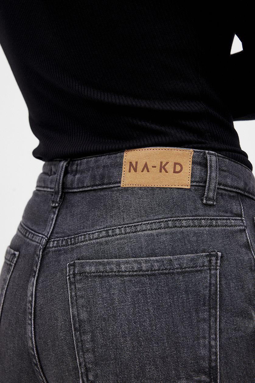 High Waist Flared Denim Product Image