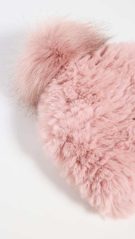 Jocelyn Faux Fur Beanie with Pom | Shopbop Product Image