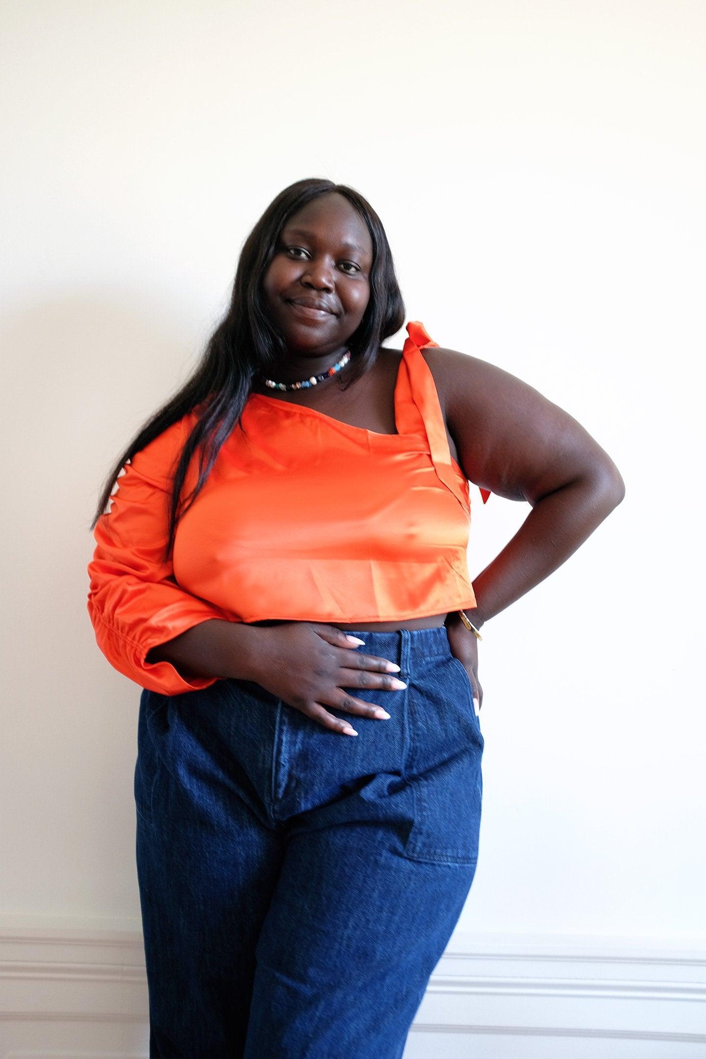 Kellie Top - Construction Orange Product Image