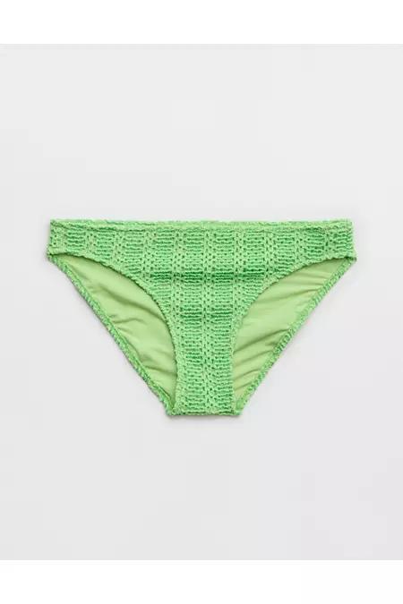 Aerie The Classic Cloudweave Crochet Bikini Bottom Women's Product Image