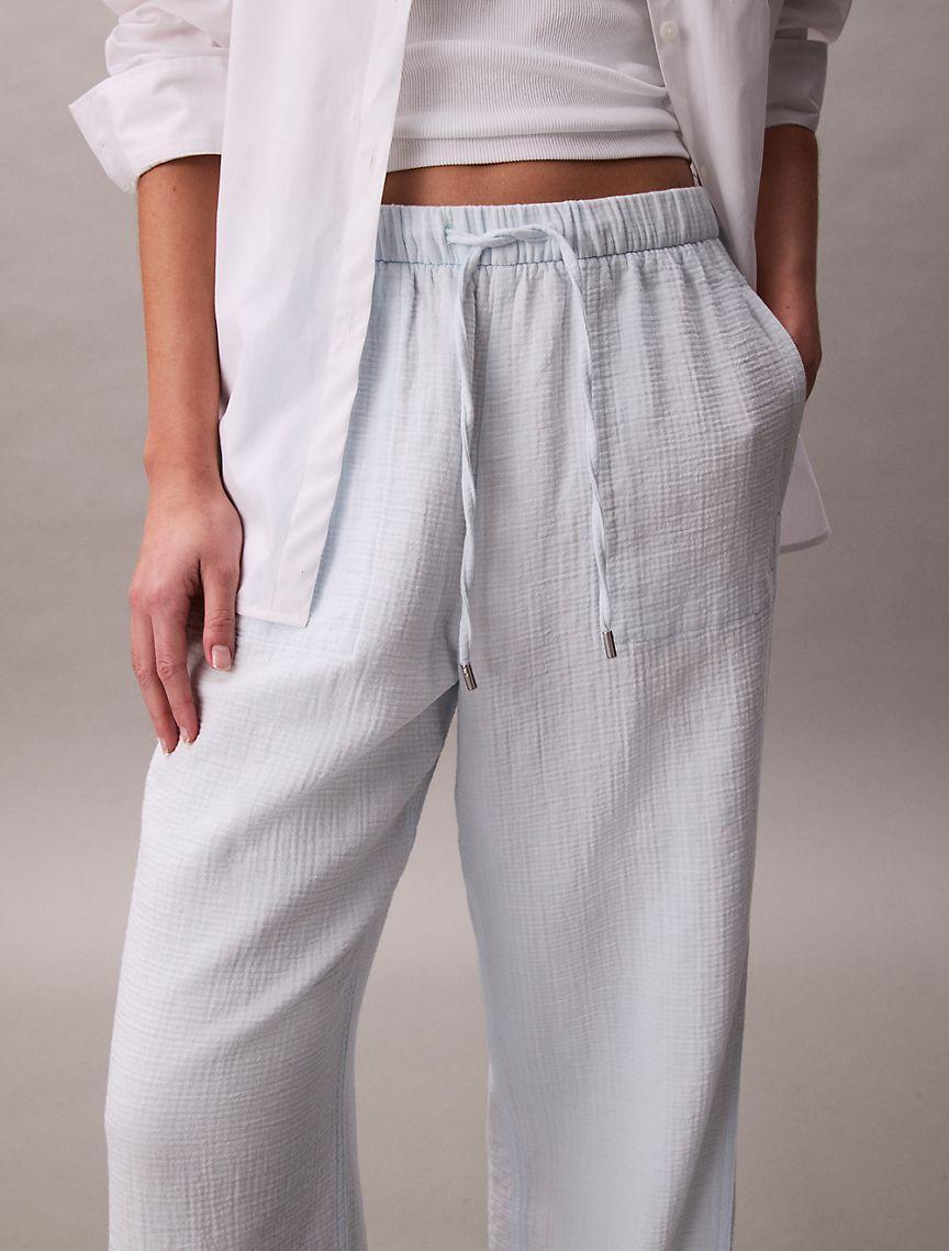 Double Gauze Pull-On Pants Product Image