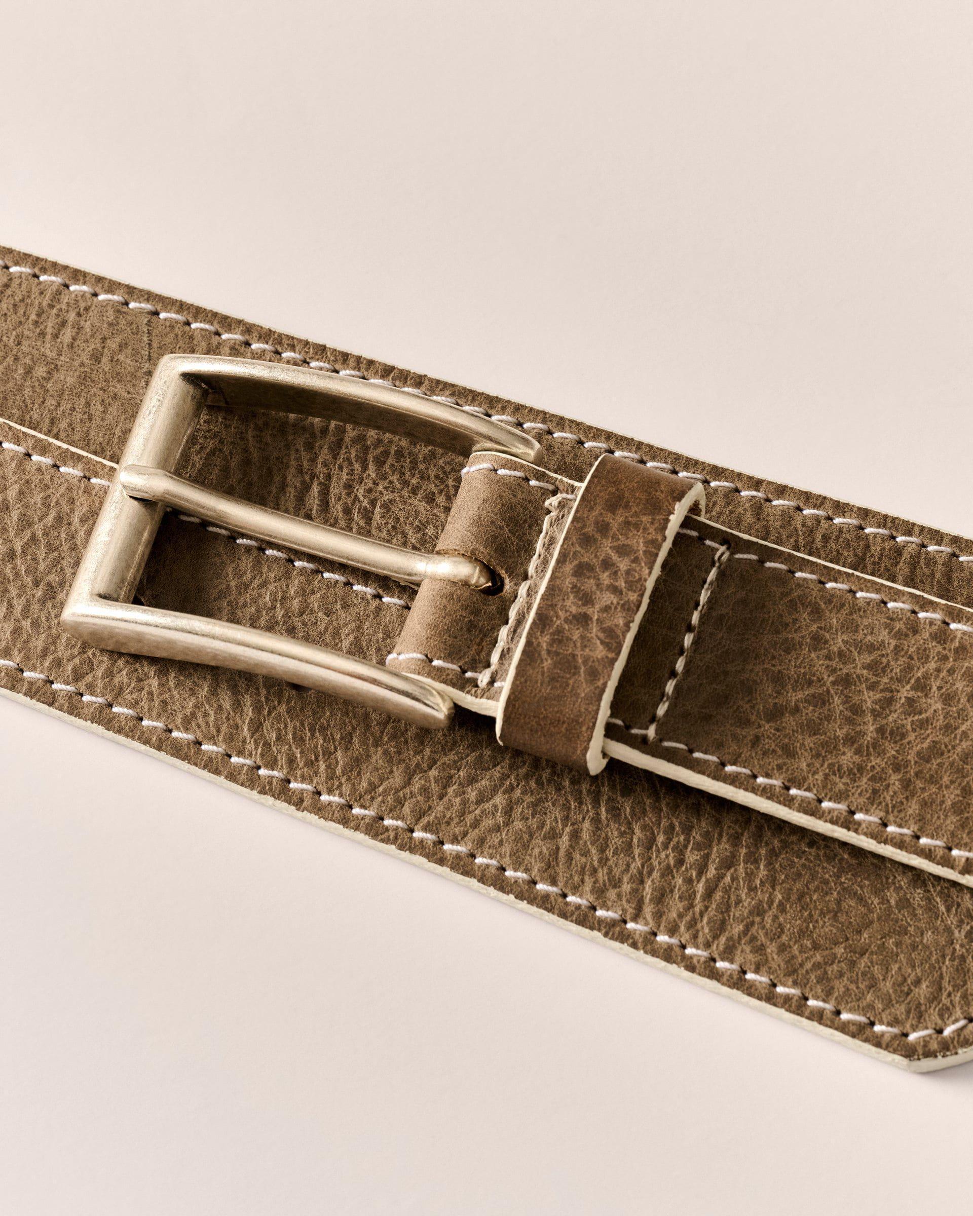 johnnie-O Painted Edge Leather Belt Product Image