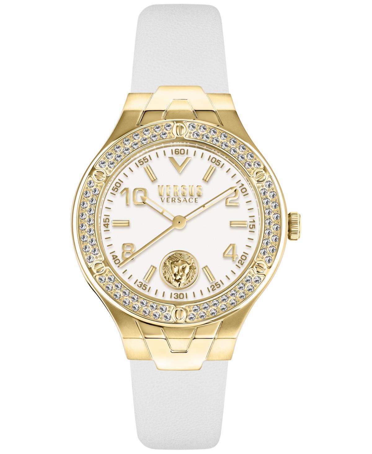 Versace Versus Versace Womens Vittoria Crystal Analog Two Tone Stainless Steel Bracelet Watch Product Image