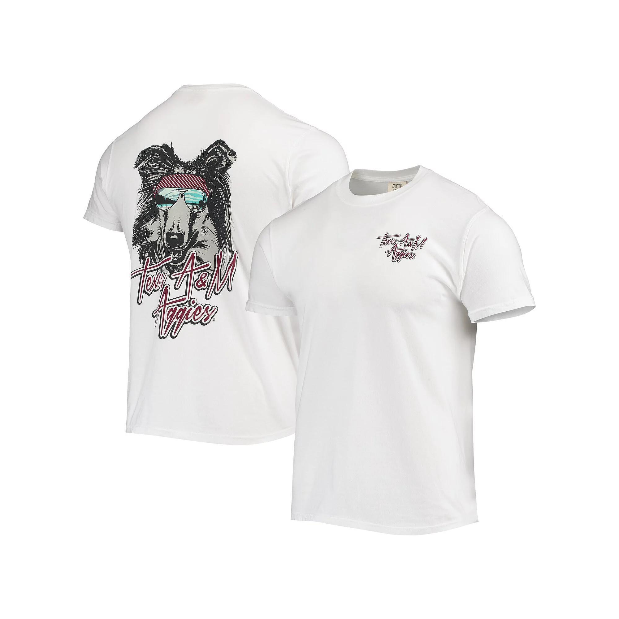 Men's White Texas A&M Aggies Mascot Bandana T-Shirt, Size: 2XL Product Image