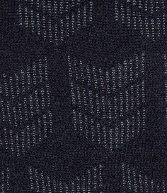 Murano Jacquard Performance Textured Long Sleeve Mock Neck Sweater Product Image