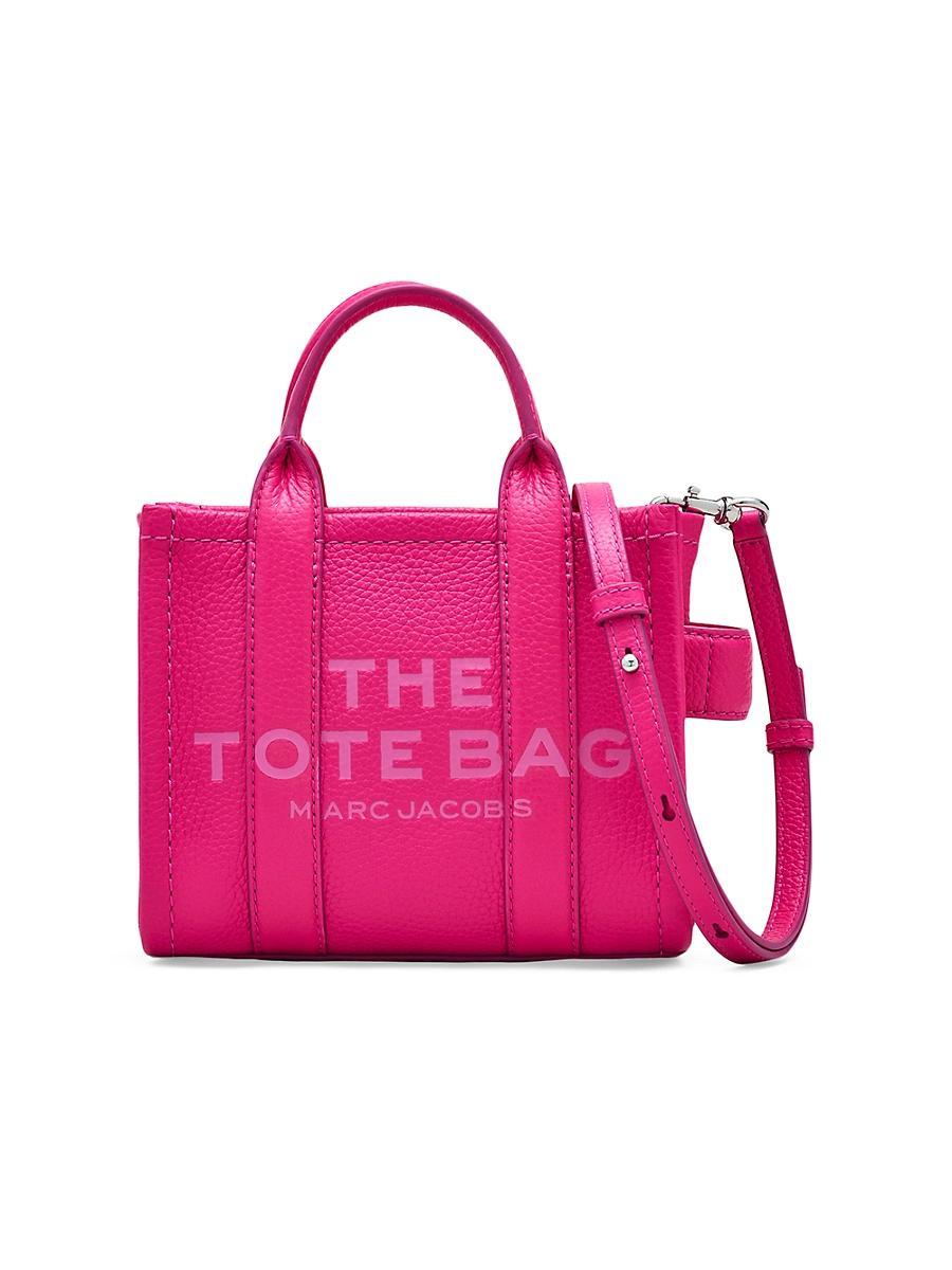 Womens The Leather Crossbody Tote Bag Product Image