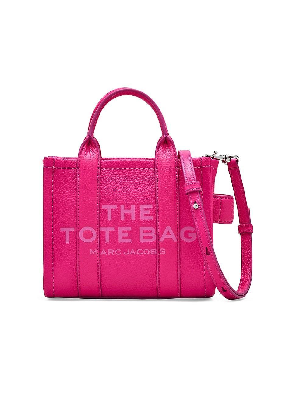 Womens The Leather Crossbody Tote Bag Product Image