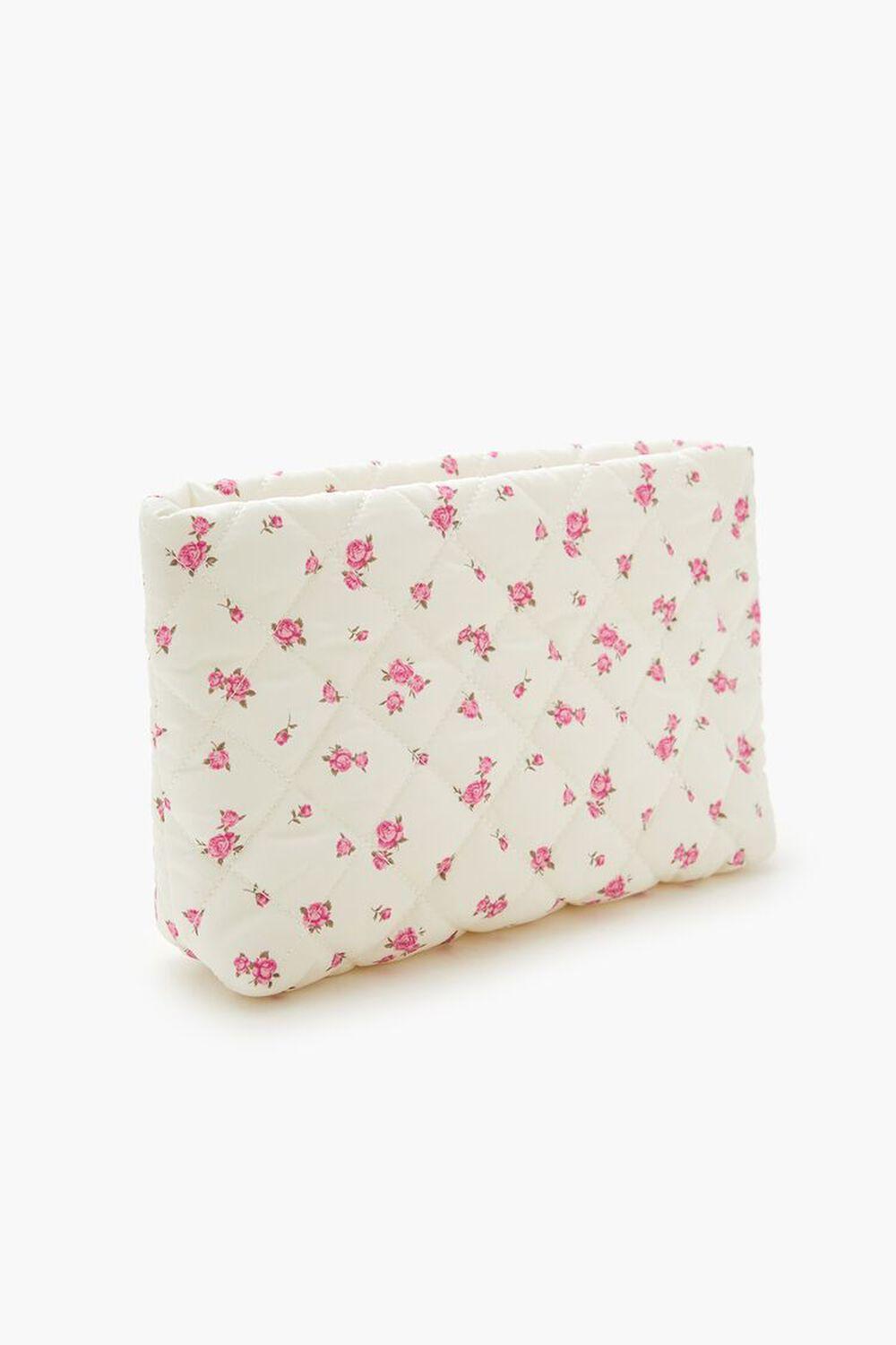 Floral Print Quilted Makeup Bag | Forever 21 Product Image