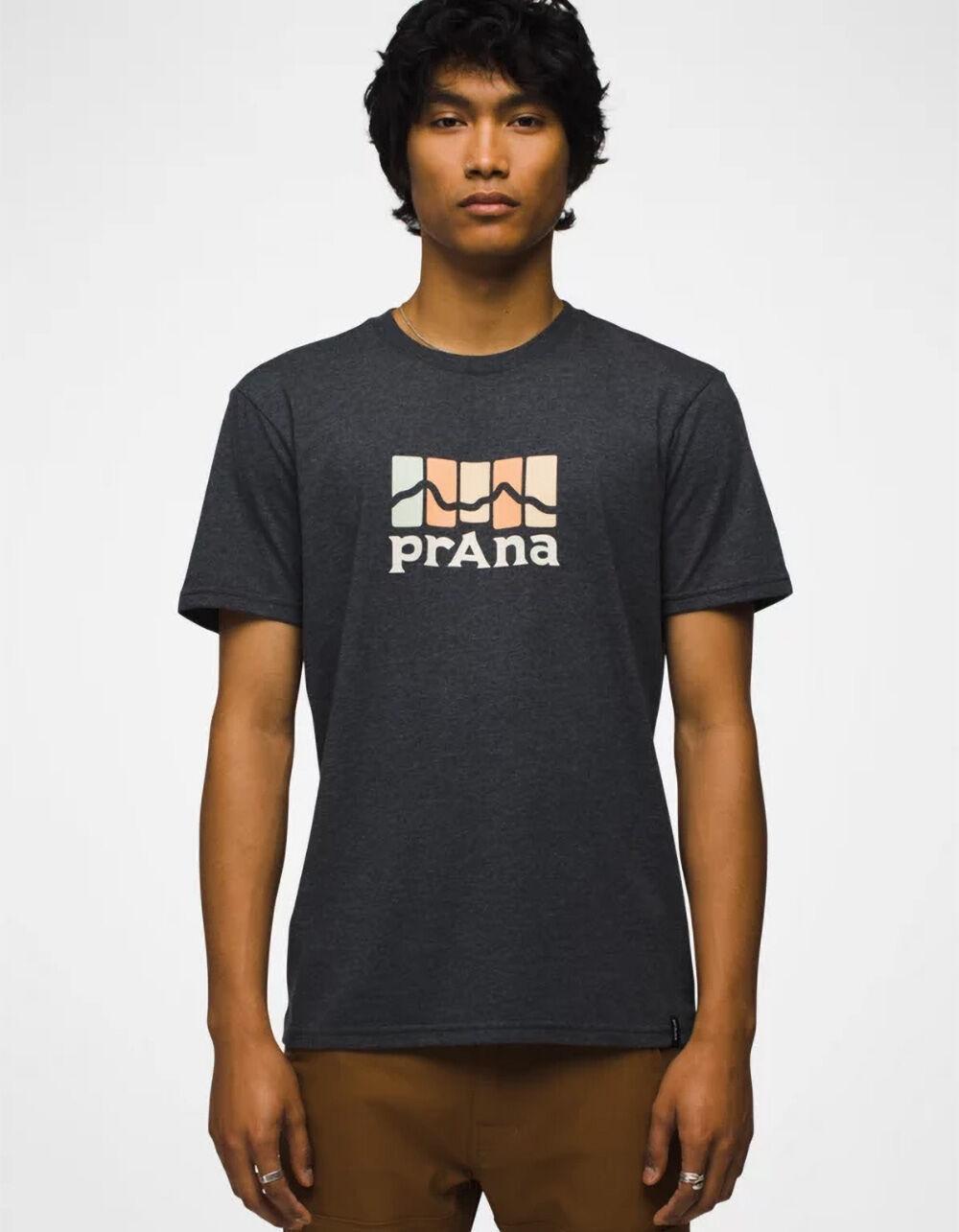 PRANA Mountain Light Mens Tee - HEATHER GRAY Product Image