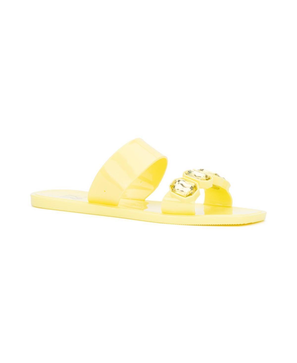 New York & Company Womens Chantelle Gem Jelly Sandal Product Image