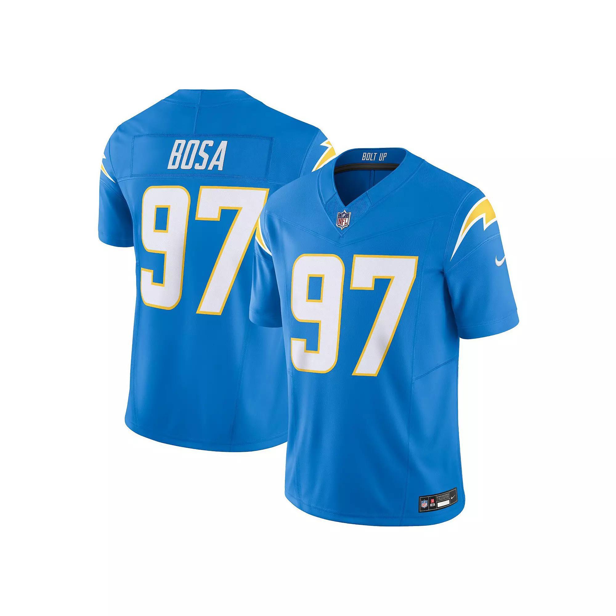 Men's Nike Joey Bosa Powder Blue Los Angeles Chargers Vapor F.U.S.E. Limited  Jersey, Size: 2XL, Light Product Image