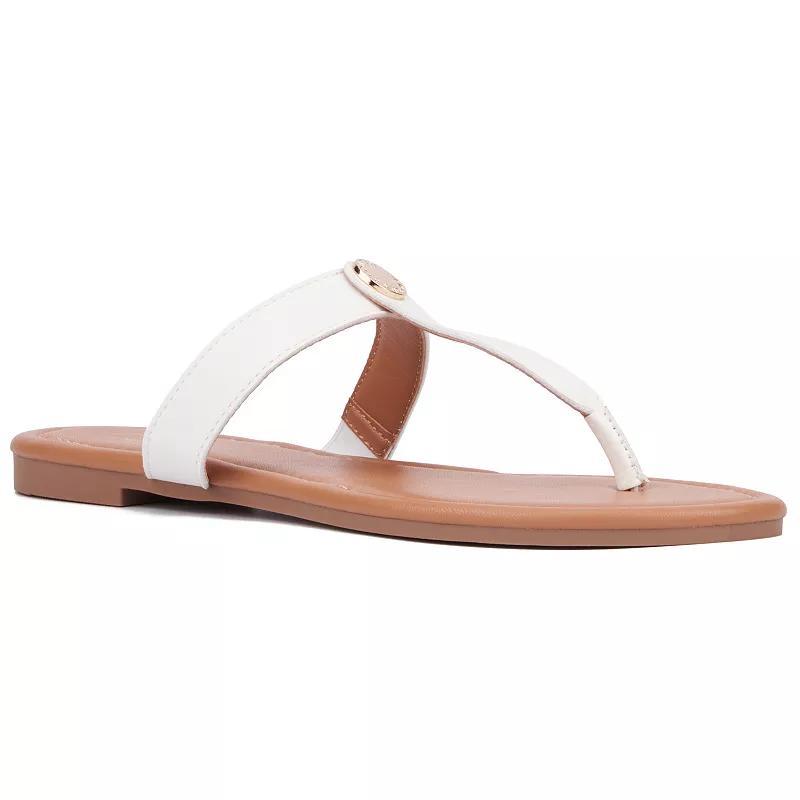 New York & Company Adonia Womens Thong Sandals Product Image