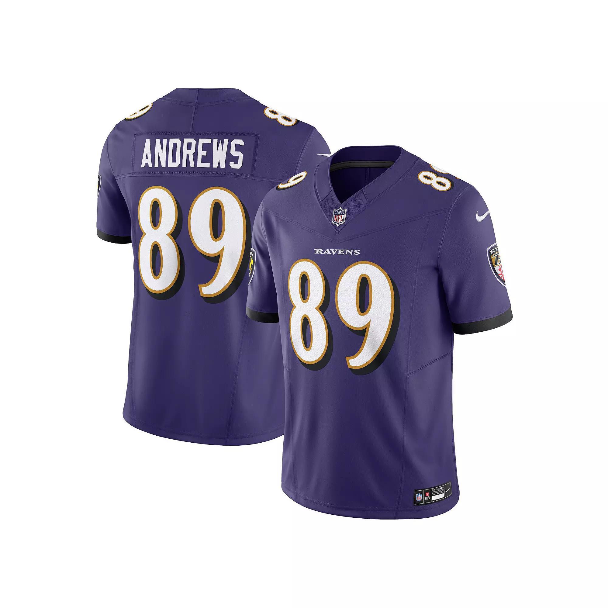 Men's Nike Mark Andrews Purple Baltimore Ravens Vapor F.U.S.E. Limited Jersey,  Product Image