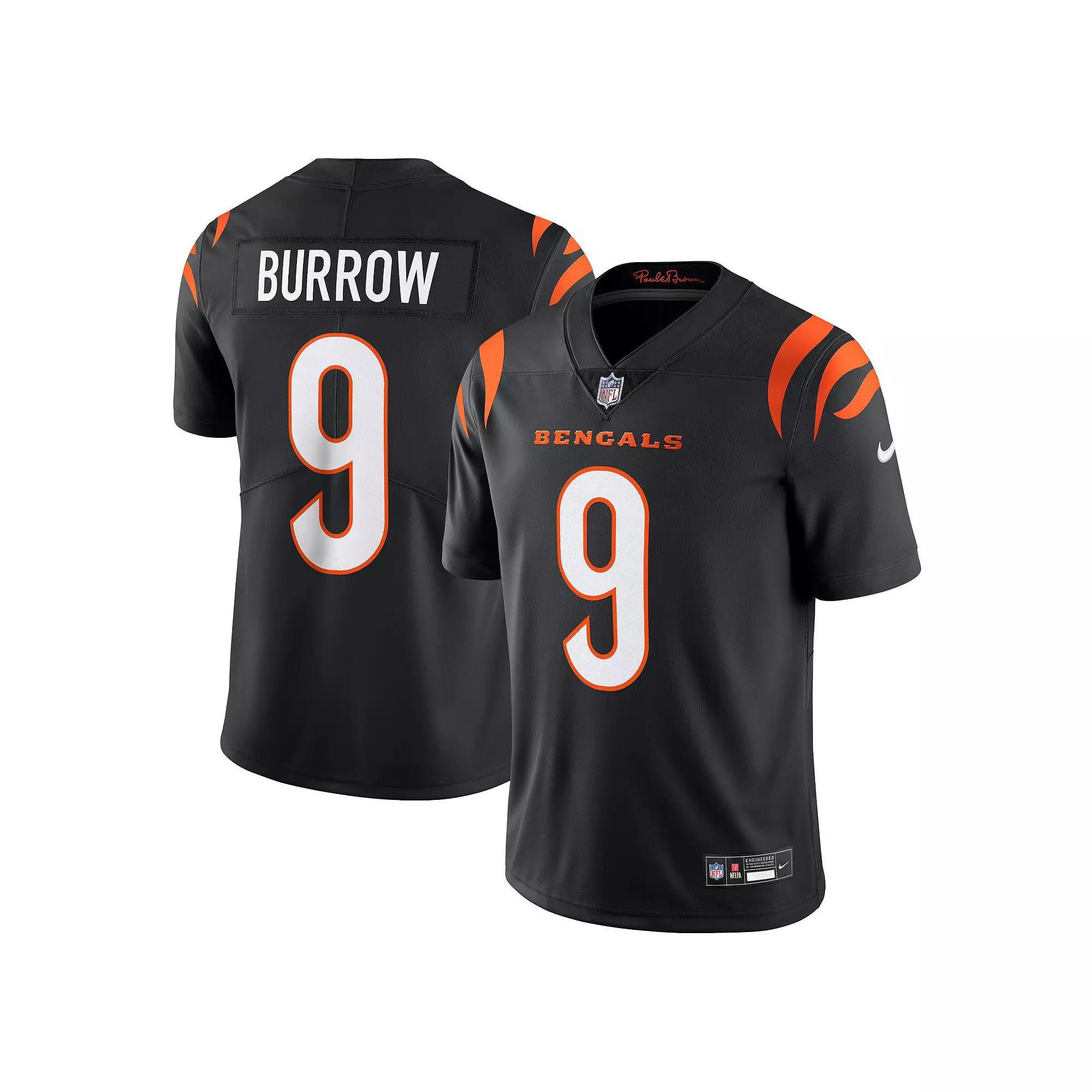 Men's Nike Joe Burrow Black Cincinnati Bengals  Vapor Untouchable Limited Jersey, Size: 3XL Product Image