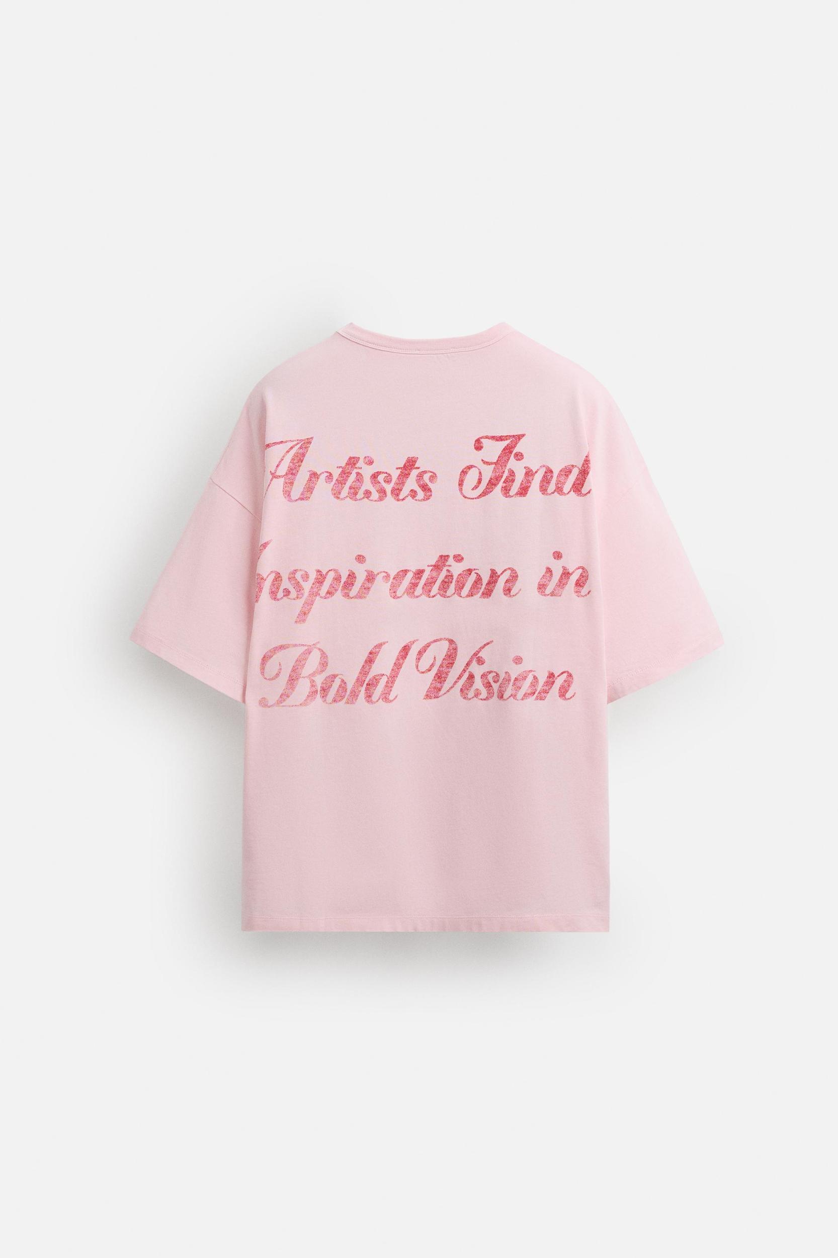 PRINTED TEXT T-SHIRT Product Image