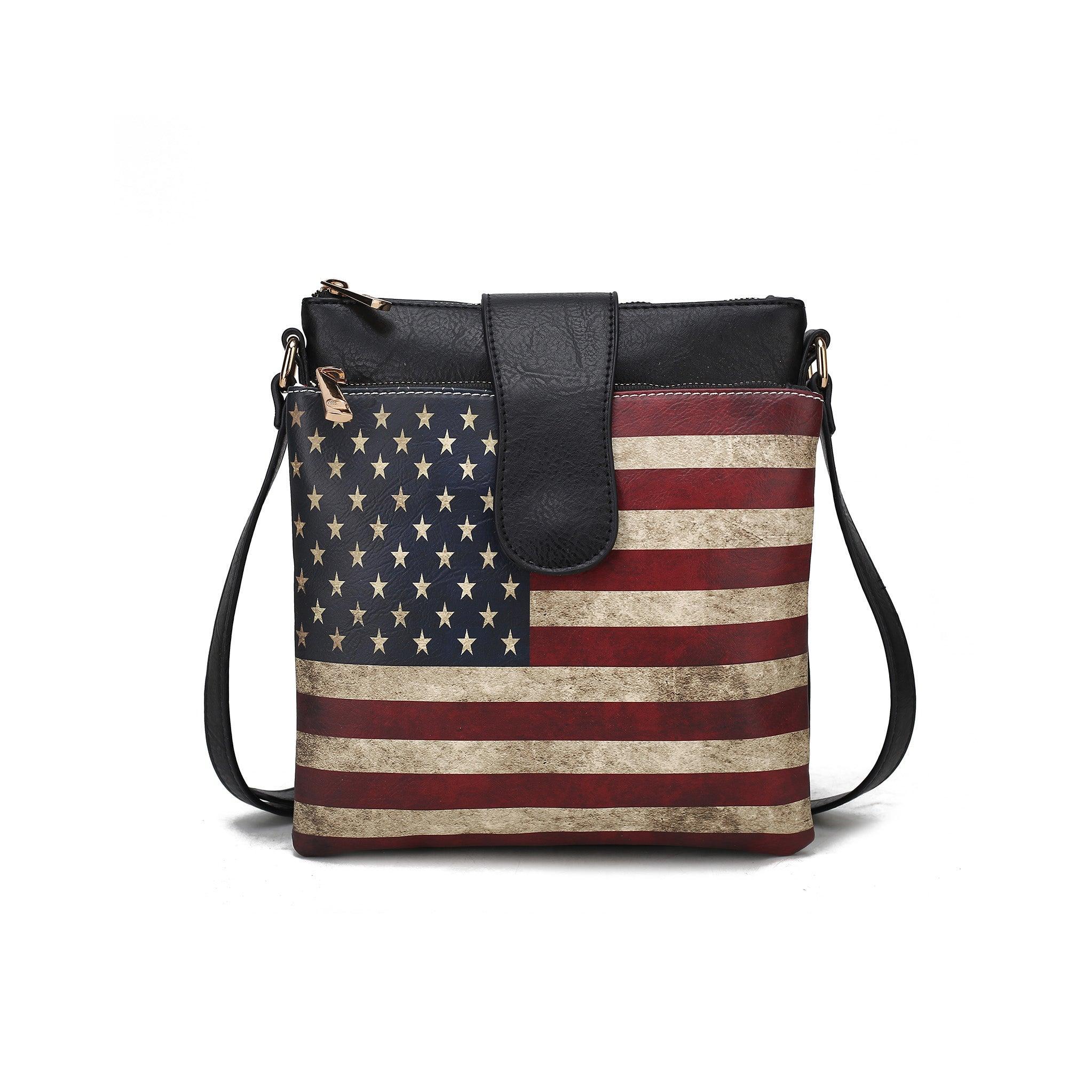 MKF Collection Women's Josephine Printed Flag Crossbody Bag Female Product Image