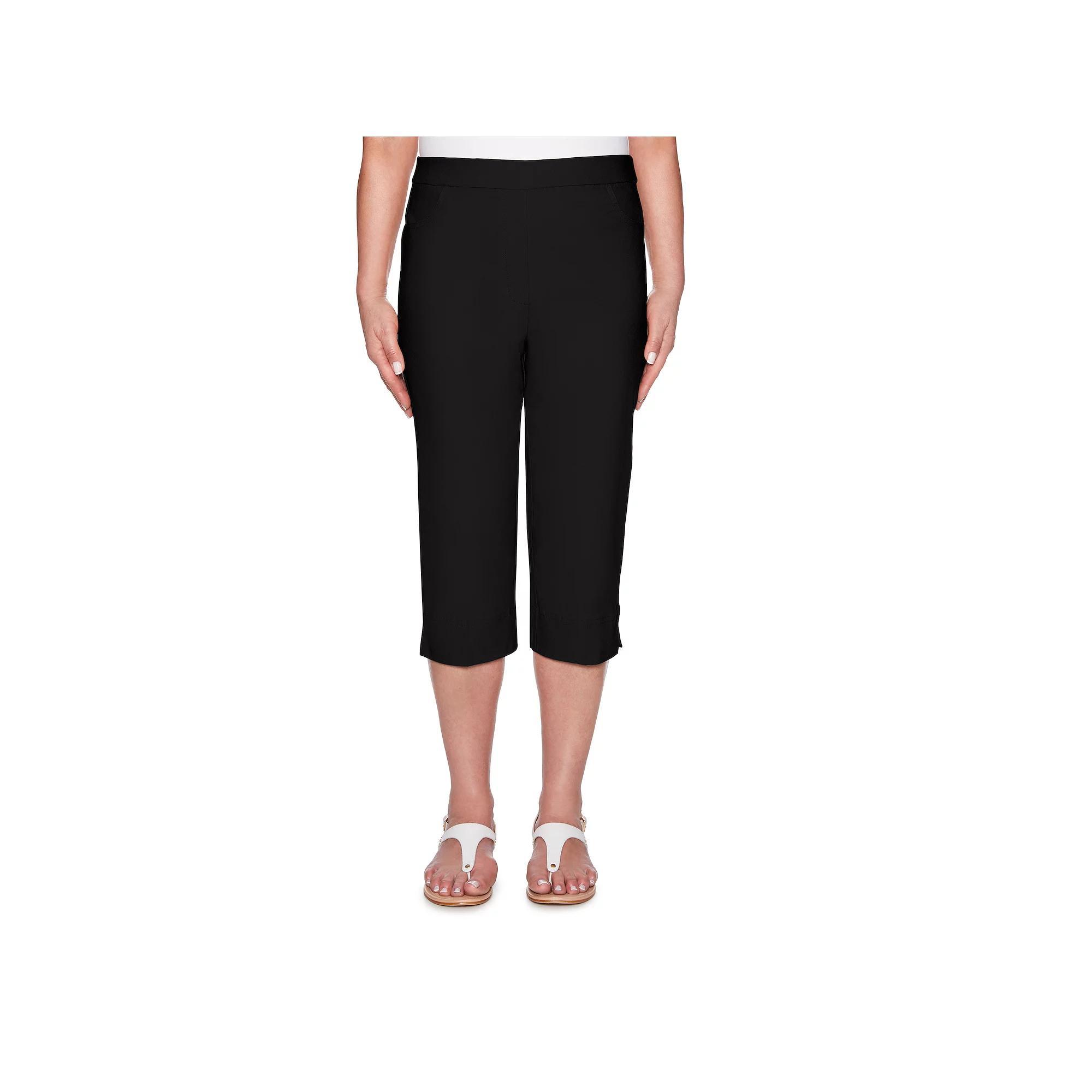 Petite Alfred Dunner Allure Capri Pants, Women's,  Product Image