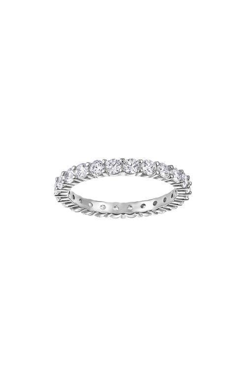 Womens Matrix XL Rhodium-Plated & Cubic Zirconia Ring Product Image