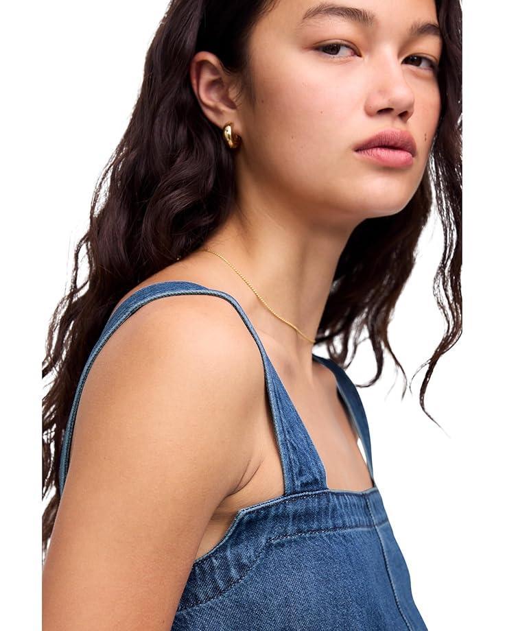 Shania Top - Striped Twill Linen Product Image