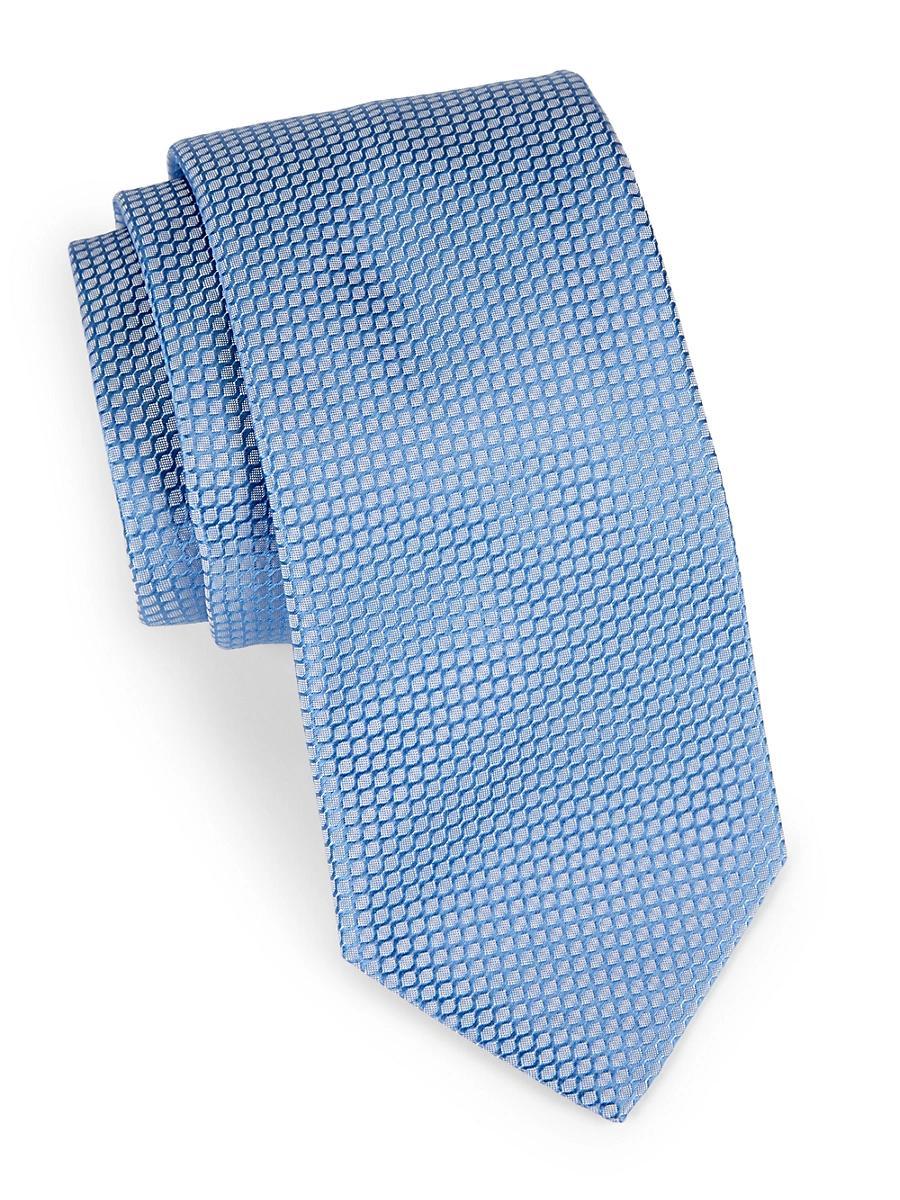 Mens Neat Geometric Silk Tie Product Image