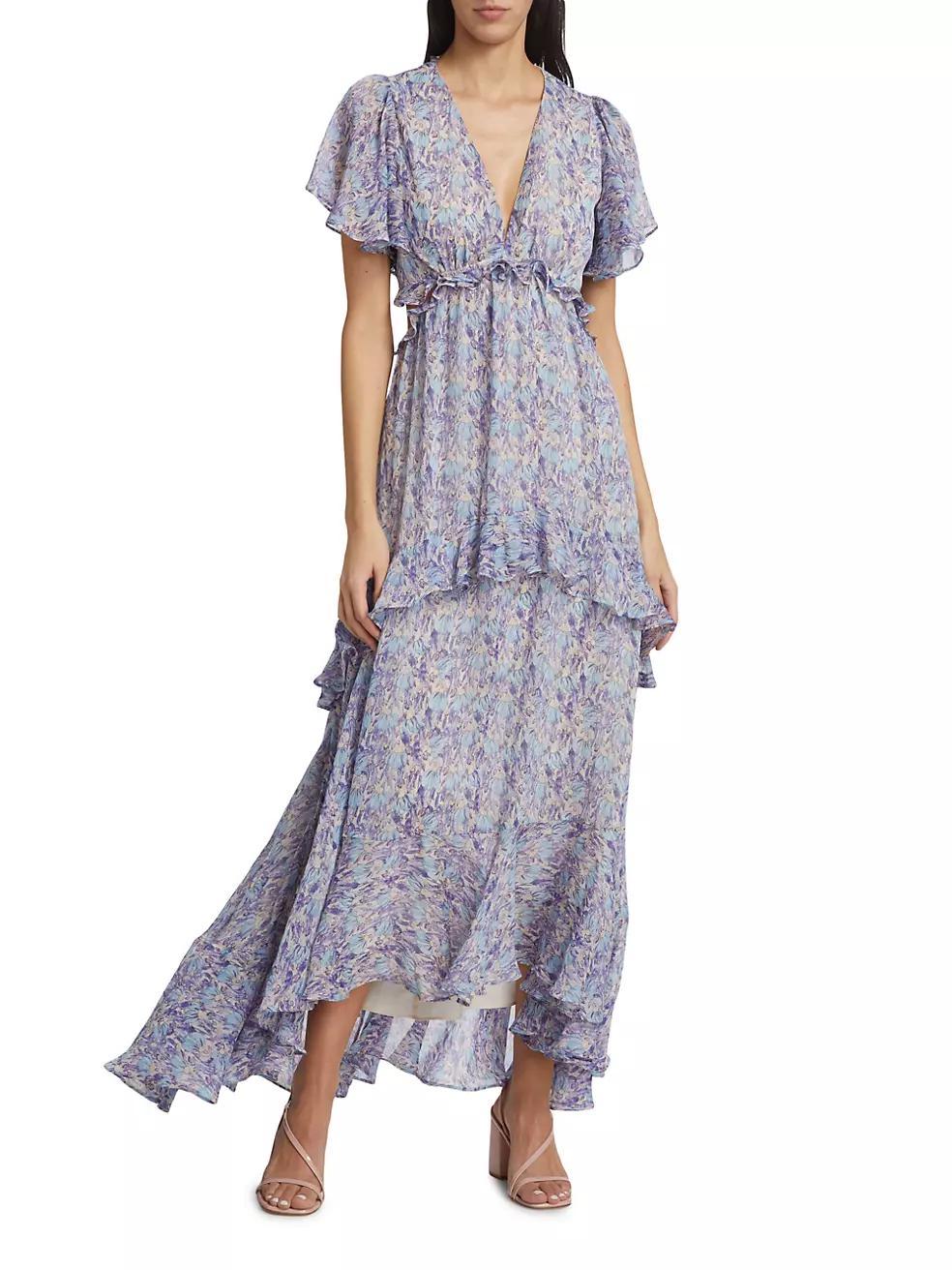 Cherli Floral Tiered Maxi Dress Product Image